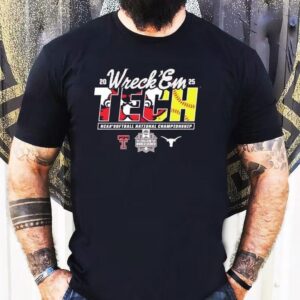Texas Tech 2025 Softball College World Series Championship Final Wreck ‘em Game Day Shirt