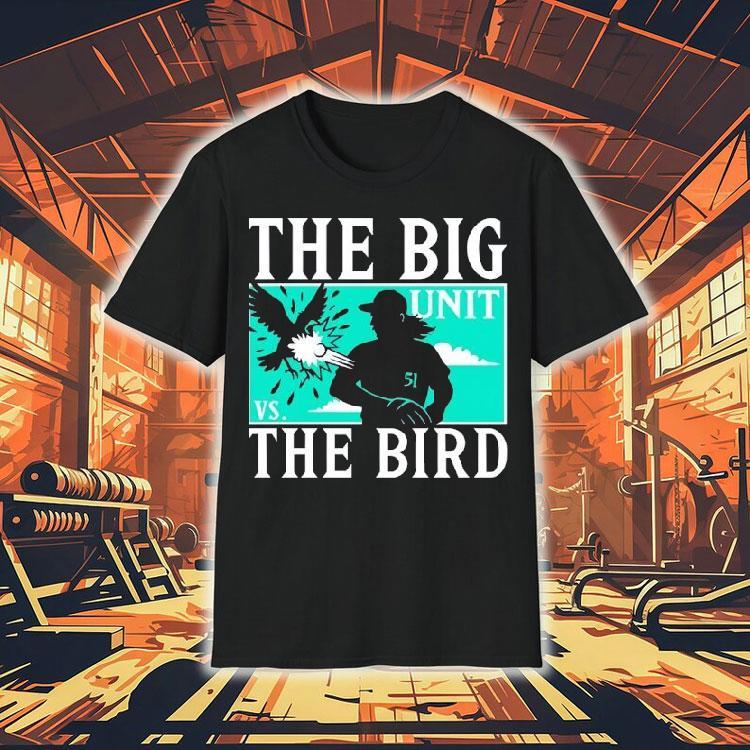 The Big Unit Vs The Bird Player Baseball Shirt The Big Unit Vs The Bird Player Baseball Shirt
