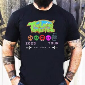The Living Tombstone World Tour June 30 2025 At Osaka Japan Logo Shirt