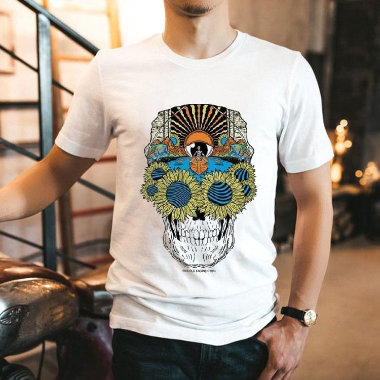 The Old Engine Skull Skeleton Shirt The Old Engine Skull Skeleton Shirt