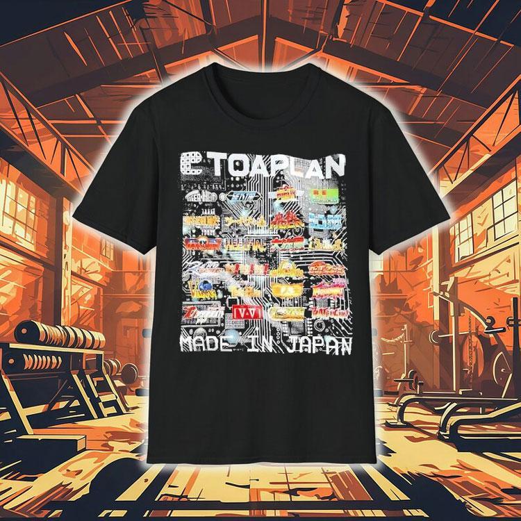Toaplan 40th Anniversary Made In Japan Shirt Toaplan 40th Anniversary Made In Japan Shirt