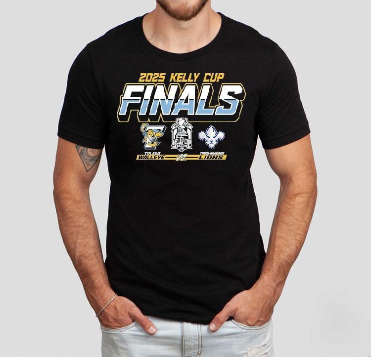 Toledo Walleye Vs Trois Rivieres Lions 2025 Kelly Cup Finals Matchup Shirt Toledo Walleye Vs Trois Rivieres Lions 2025 Kelly Cup Finals Matchup Shirt