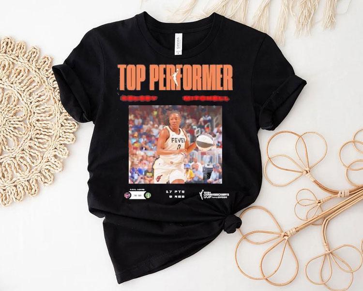 Top Performer Kelsey Mitchell Indiana Fever Basketball Shirt Top Performer Kelsey Mitchell Indiana Fever Basketball Shirt