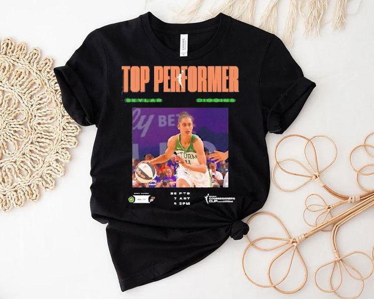 Top Performer Skylar Diggins Seattle Storm Basketball Shirt Top Performer Skylar Diggins Seattle Storm Basketball Shirt