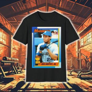 Topps Griffey Jr Card Baseball Shirt