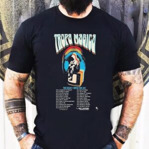 Tropa Magica Para Ballar Y Tripiar Tour 2025 Astronaut Tv Disco Shirt