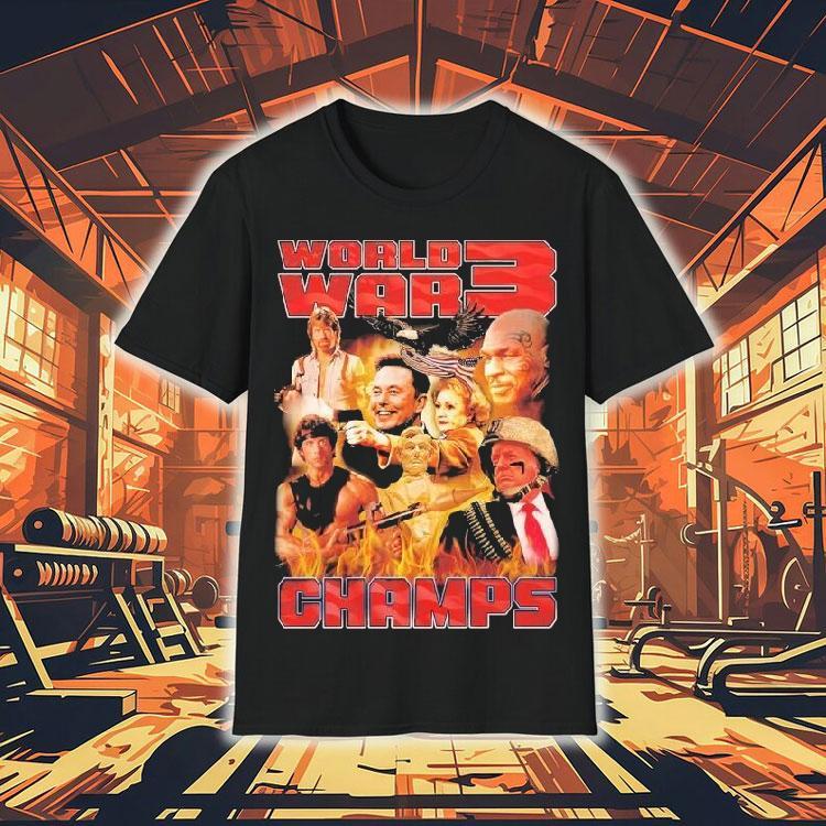 Trump Elon Musk Contra Michael Tyson World War 3 Champions Shirt Trump Elon Musk Contra Michael Tyson World War 3 Champions Shirt