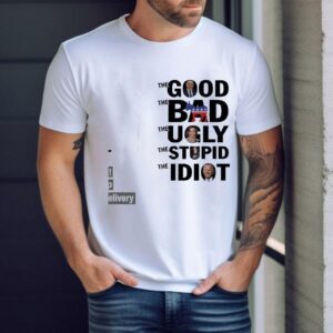 Trump The Good Donkey The Bad Biden The Idiot Shirt