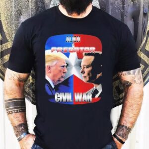 Trump Vs Elon Musk Alien Vs Predator Civil War Shirt