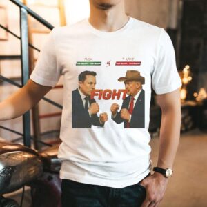 Trump Vs Elon Musk Fights Parody Shirt