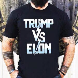 Trump Vs Elon Musk Typography Shirt