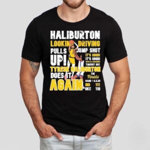 Tyrese Haliburton Looking Driving Pulls Jumpshot Up Shirt