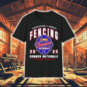 United States Of America Fencing Summer Nationals 2025 Summer Nationals Milwaukee Wisconsin Shirt