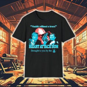 Vanish Without A Trace Heart Attack Gun Brought To You By The Cia Raygun Shirt