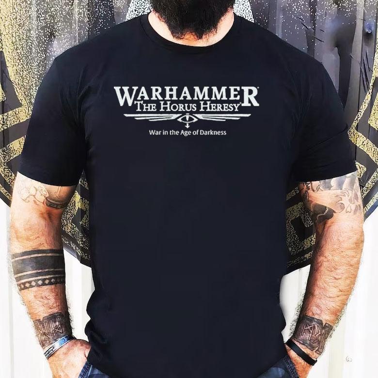 Warhammer The Horus Heresy War In The Age Of Darkness Logo Shirt Warhammer The Horus Heresy War In The Age Of Darkness Logo Shirt