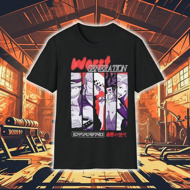 Worst Generration Anime Shirt Worst Generration Anime Shirt