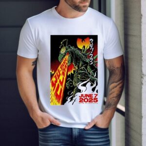 Wu Tang Clan Jun 7 2025 Raleigh Nc Godzilla Shirt