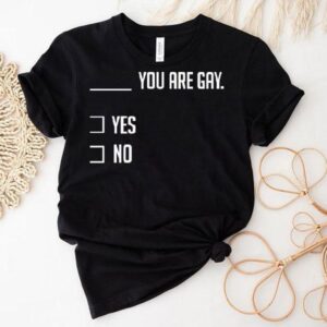 You Are Gay Yes No Shirt