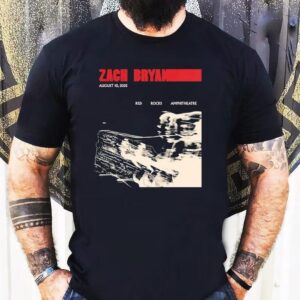 Zach Bryan Show At Red Rocks Park And Amphitheatre On August 10 2025 Shirt