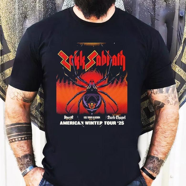 Zakk Sabbath American Winter Tour 2025 Dates Shirt Zakk Sabbath American Winter Tour 2025 Dates Shirt