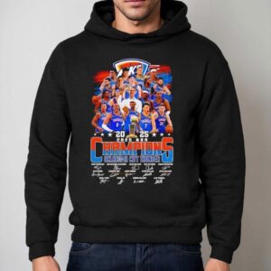 Nba Finals Champions Oklahoma City Thunder Signatures Team Hoodie