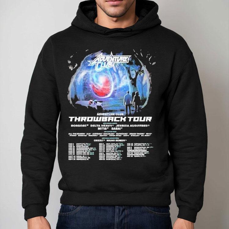 Adventure Club Throwback Tour 2025 Dates Shirt Adventure Club Throwback Tour 2025 Dates Shirt