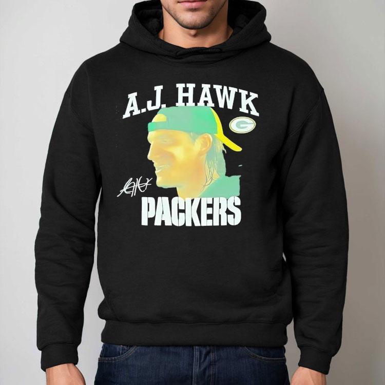 Aj Hawk Green Bay Packers Signature Shirt Aj Hawk Green Bay Packers Signature Shirt