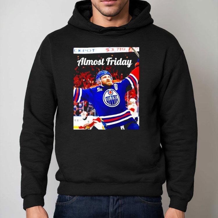 Almost Friday Edmonton Oilers Leon Draisaitl Ot Winner Shirt Almost Friday Edmonton Oilers Leon Draisaitl Ot Winner Shirt