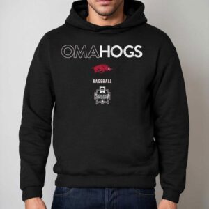 Arkansas Razorbacks Omahogs 2025 Ncaa Baseball College World Series Shirt 2 Arkansas Razorbacks Omahogs Ncaa Baseball College World Series Hoodie
