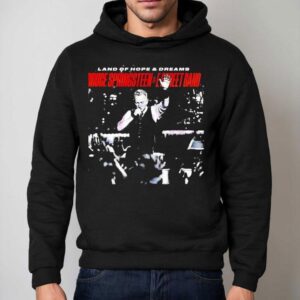 Bruce Springsn Monochrome Live Performance Land Of Hope And Dreams Hoodie