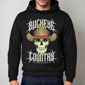 Buckeye Country Superfest 2025 Cowboy Skull Shirt 2 Buckeye Country Superfest Cowboy Skull Hoodie