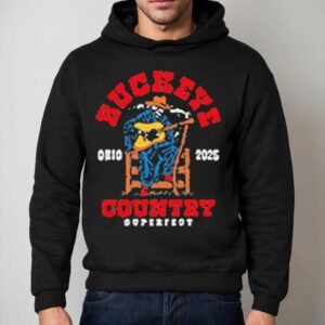 Buckeye Country Superfest Grim Reaper Guitar Ohio 2025 Shirt 2 Buckeye Country Superfest Grim Reaper Guitar Ohio Hoodie