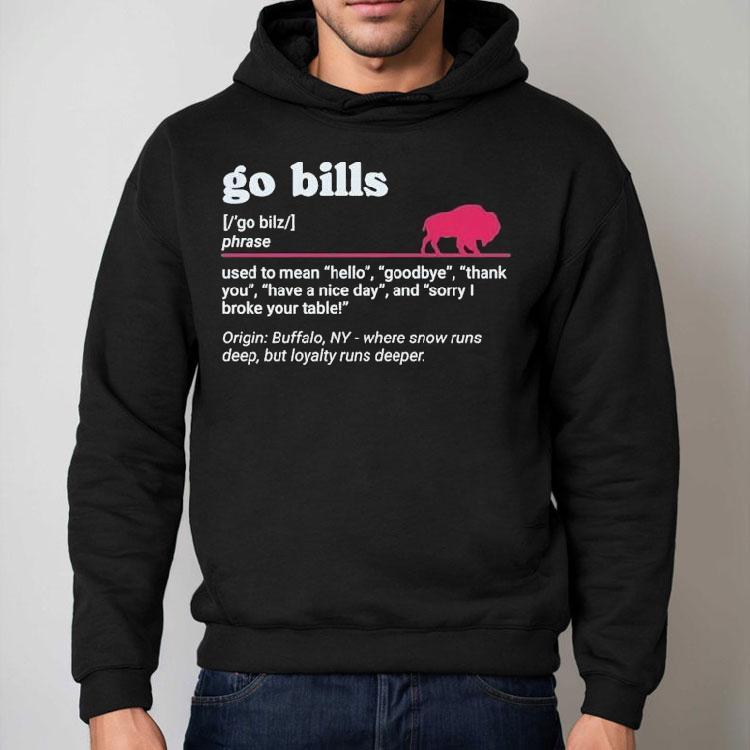 Buffalo Bills Go Bills Definition Shirt Buffalo Bills Go Bills Definition Shirt