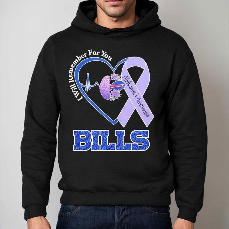 Buffalo Bills I Will Remember For You Alzheimer’s Awareness Heartbeat Shirt Buffalo Bills I Will Remember For You Alzheimer’s Awareness Heartbeat Shirt