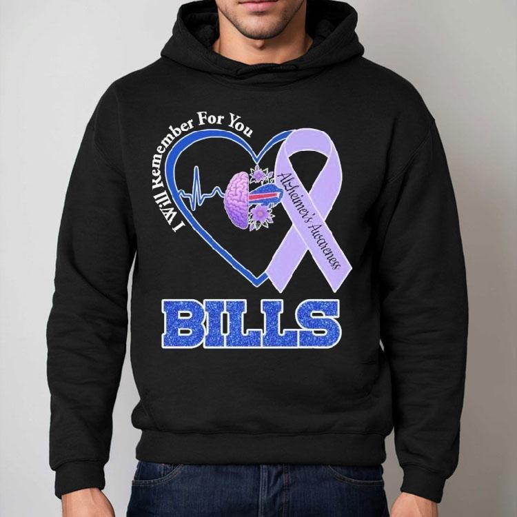 Buffalo Bills I Will Remember For You Alzheimer’s Awareness Heartbeat Brain Shirt Buffalo Bills I Will Remember For You Alzheimer’s Awareness Heartbeat Brain Shirt