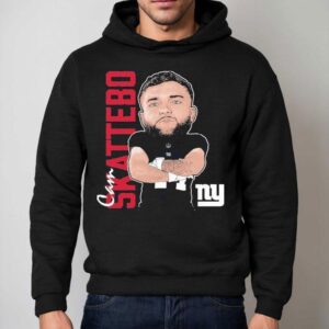 Cam Skattebo Rookie New York Giants Illustration Shirt 2 Cam Skattebo Rookie New York Giants Illustration Hoodie