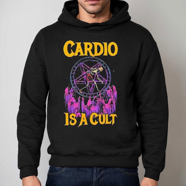 Cardio Is A Cult Yellow Shirt Cardio Is A Cult Yellow Shirt