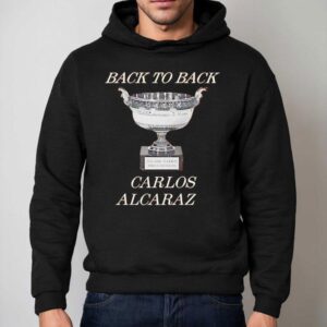 Carlos Alcaraz Back To Back Champions 2025 Shirt 2 Carlos Alcaraz Back To Back Champions Hoodie