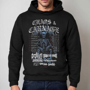 Chaos And Carnage Tour Dates Skull King Hoodie