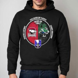 Charlotte Checkers Vs Abbotsford Canucks 2025 Calder Cup Finals Dueling Souvenir Shirt 2 Charlotte Checkers Vs Abbotsford Canucks Calder Cup Finals Dueling Souvenir Hoodie