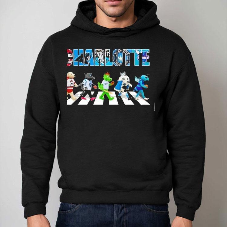 Charlotte Sports Team Mascot Abbey Road Shirt Charlotte Sports Team Mascot Abbey Road Shirt