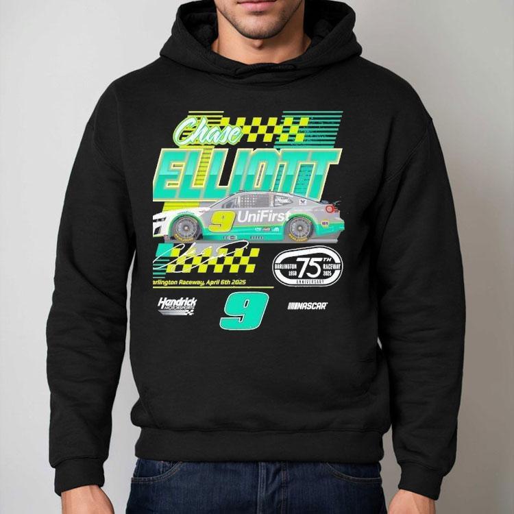 Chase Elliott #9 Unifirst Darlington Throwback Signature Shirt Chase Elliott #9 Unifirst Darlington Throwback Signature Shirt