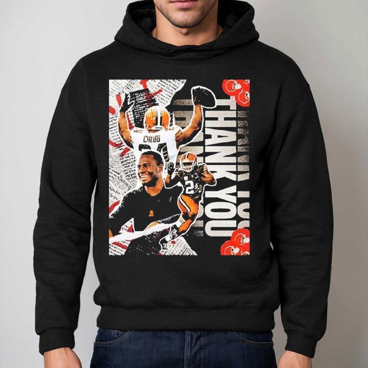Cleveland Browns Thank You To Nick Chubb For Giving Your All To City And Team Shirt Cleveland Browns Thank You To Nick Chubb For Giving Your All To City And Team Shirt