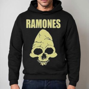 Cm Punk Wearing Ramones Skull Hoodie