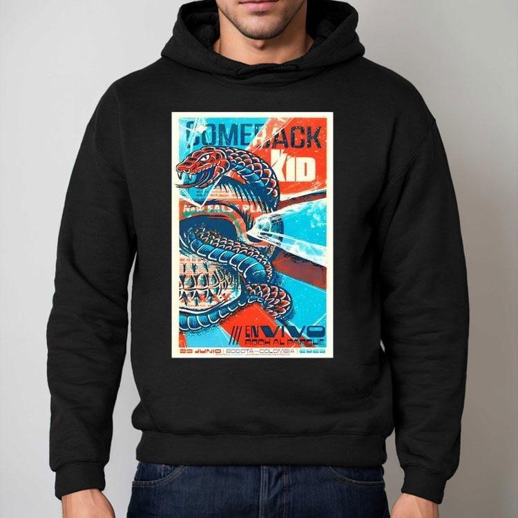 Comeback Kid June 23 2025 In Bogota Colombia Shirt Comeback Kid June 23 2025 In Bogota Colombia Shirt