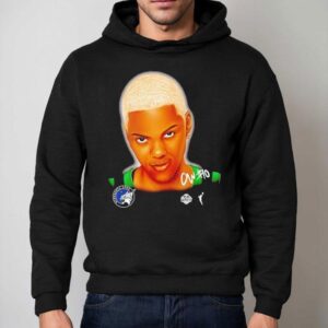 Courtney Williams Face Minnesota Lynx Basketball Graphic Hoodie