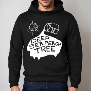 Deep Sea Peach Tree Heavy Cream Logo Hoodie