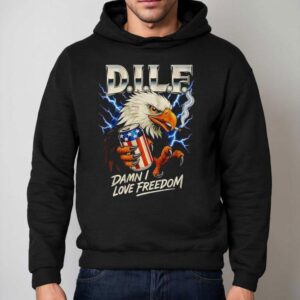 Dilf Eagle Damn I Love Freedom Shirt 2 Dilf Eagle Damn I Love Freedom Hoodie