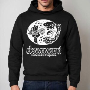 Downward Skateboard Magazine Mic Hoodie