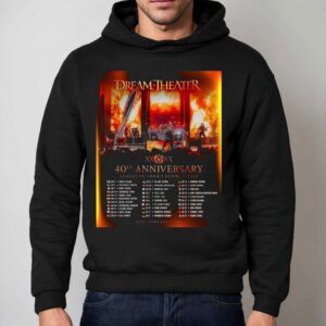 Dream Theater 40th Anniversary European Tour Dates Summer 2025 Shirt 2 Dream Theater Th Anniversary European Tour Dates Summer Hoodie